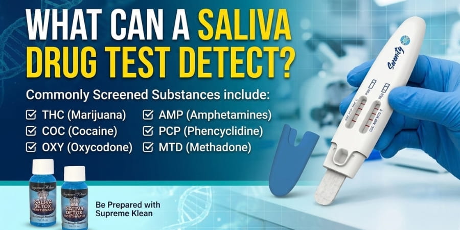 What Can A Saliva Drug Test Detect